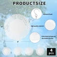 thumbnail image 4 of Sublimation Wind Spinner Blanks 3D Aluminum Metal Sublimation Blanks for Yard and Garden Window Porch Decoration 8" 4-Pack, 4 of 6