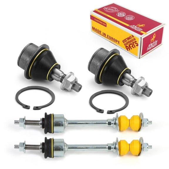 Metrix Premium Chassis Parts GDX - 4 PC L/R Front Sway Bar Stabilizer End Link & L/R Front Lower Ball Joint Kit Fits 05-11 Dodge Dakota, 06-09 Mitsubishi Raider, K750263, K80605