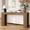 Walnut, variant on Oak-Finish 62.99" Extra-Long Farmhouse Console Table,Versatile Sofa Table for Behind Couch,Narrow Entryway Hallway Table, Decorative Foyer Accent, Rustic Wooden Stand for Living Room or Entrance