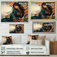 thumbnail image 4 of Designart "Ukiyoe Dreams Reverie of a Woman in Japon Art V" Japanese Floater Framed Canvas Art Print, 4 of 7