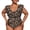 Brown, variant on Vedolay One Piece Swimsuits For Women Women's Cutout One Piece Swimsuits Tribal Bathing Suits Monokini Hollow Out Keyhole Swimwear,Brown 4XL