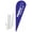 Pruple, variant on Metro PCS (Orange) Teardrop Feather Flag - Complete with 14ft Pole Set and Ground Spike