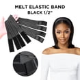 thumbnail image 3 of Ebo Melt Elastic Band Lace Melting for Lace Wigs 1/2" Inch ( Black ) - 4 Pack, 3 of 6