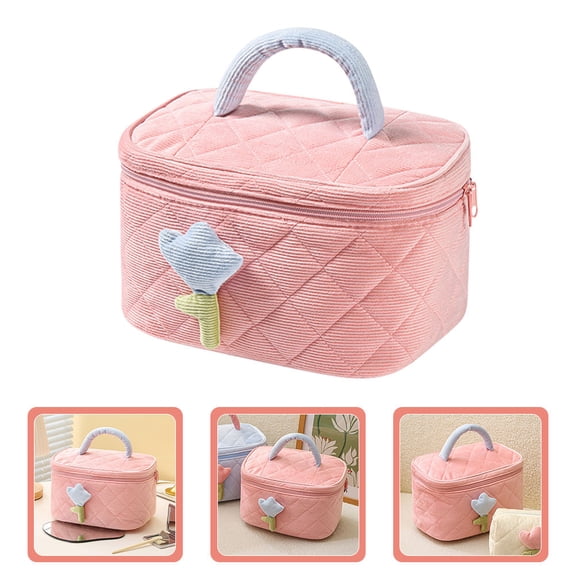 Tineasur Toiletry Pouch Makeup Bag Travel Use for Women 1Pack