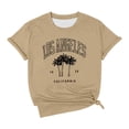 thumbnail image 3 of T-shirt de Sensibilisation au Cancer pour Femmes Col Rond Manches Courtes Tee Décontracté avec Imprimé Inspirant pour Activités Quotidiennes et Sorties Décontractées, 3 of 3