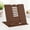 Brown, variant on Metal Book Stand Reading Book Holder Lightweight Cook Book Stands Portable Textbook Holders Adjustable Recipe Document Stand Tablet Music Book Stands&Holders(Light Blue)