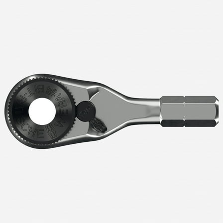 Wera 003662 Zyklop Mini 4 Bit Ratchet, 1/4" Hex Drive