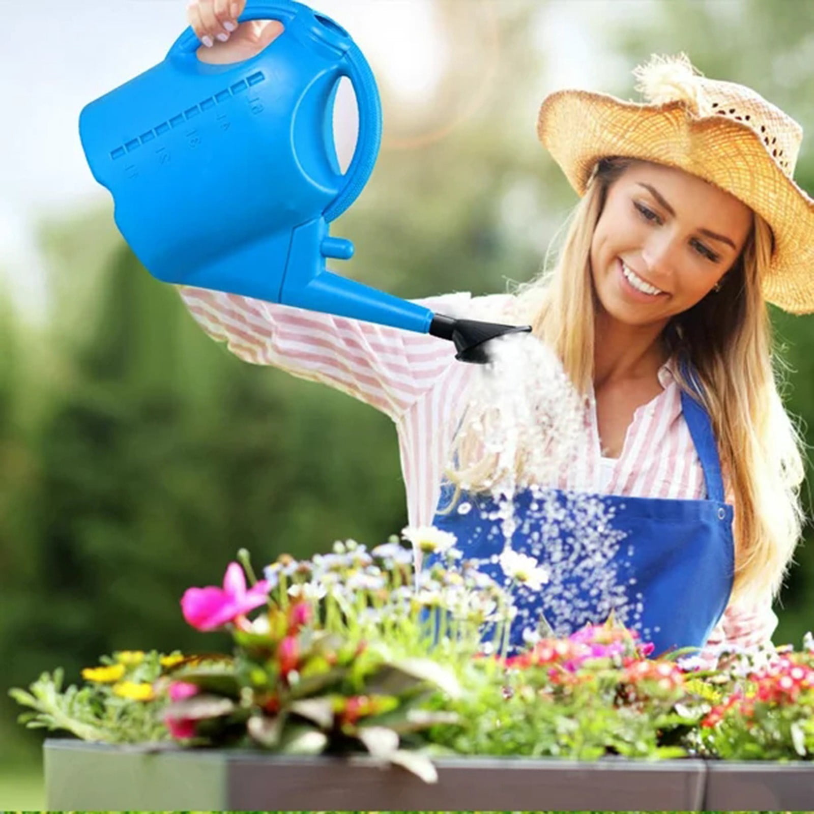 Watering Can Large Capacity with Detachable Design Long Spout for Indoor Outdoor Garden Flower - Watering Pot for Easy Garden Care