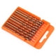 thumbnail image 1 of Herramientas de hardware, 10 piezas Brocas helicoidales de acero de alta velocidad con vástago paralelo Brocas helicoidales de vástago paralelo Meticulosamente diseñadas, 1 of 8