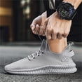 thumbnail image 2 of BUBUDENG Men Athletic Slip on Shoes Mesh Running Shoes Men For Gym Walking Shoes Comfortable, 2 of 10