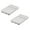 A×2, variant on 1Pc 10.6X7X1.4 Inch Silverware Organizer Holder Kitchen Drawer Organizer Silverware Tray for Drawer Flatware Organizer 4 Compartment White