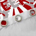 thumbnail image 4 of jejeloiu Cheer Cheerleading Black Out Curtains,Ymnastics Dancing Lovers Curtains Pack of 2 (42x63 Each),Red White Gray Bedroom Curtains For Girls Teens,Breathable Home Decor, 4 of 6