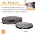 thumbnail image 4 of K&H Pet Products Thermo-Snuggly Sleeper Heated Dog Bed Gray/Gray Medium 26 X 20 X 5.5 Inches, 4 of 9