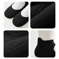 thumbnail image 5 of Naotn Women Stretch Knit Hollow Out Flat Socks Dot Bottom Grip Socks Yoga Gym Workout Breathable No Show Socks, 5 of 10
