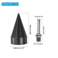 thumbnail image 2 of Uxcell 50mm Firewood Log Splitter Drill Bit Removable Drill Bits Hex Shank Electric Drills Screw Cone Driver, 2 of 6