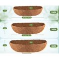 thumbnail image 2 of 2Pcs Trough Coco Liner 30" Coco Coir Liners for Planters, Liners for Window Boxes Liners, Wall Basket Planters, Railing Hanging Baskets, Garden Planter Baskets, 2 of 10