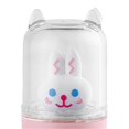 thumbnail image 3 of Vaporisateur de brume faciale 30 ml, rechargeable par USB, mignon, mini humidificateur hydratant pour le visage avec lumière colorée rose, 3 of 4