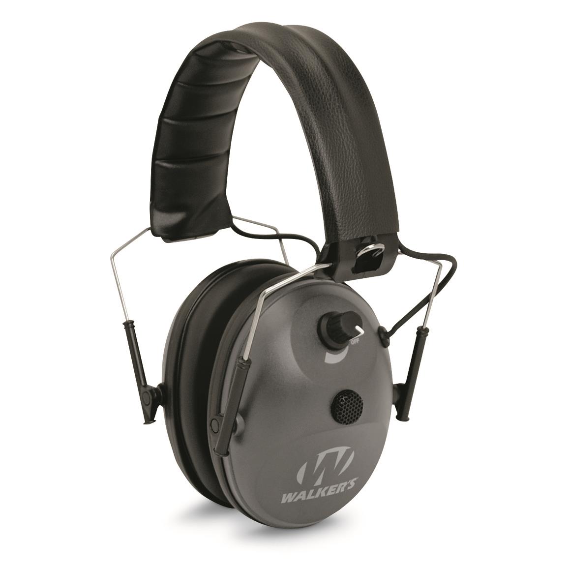 Walker's Electronic Ear Protection Muff, 24 dB NRR