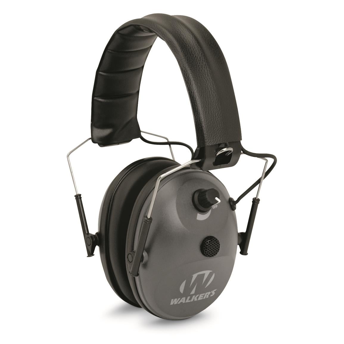 Walker's Electronic Ear Protection Muff, 24 Noise Reduction Rating, Black