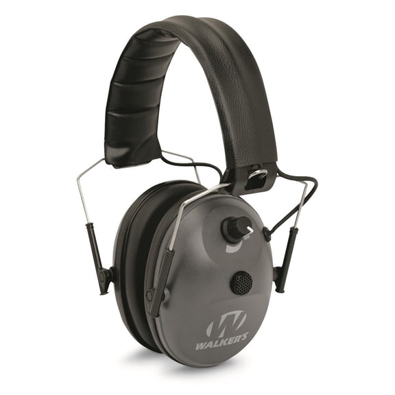Walker's Electronic Ear Protection Muff, 24 Noise Reduction Rating, Black