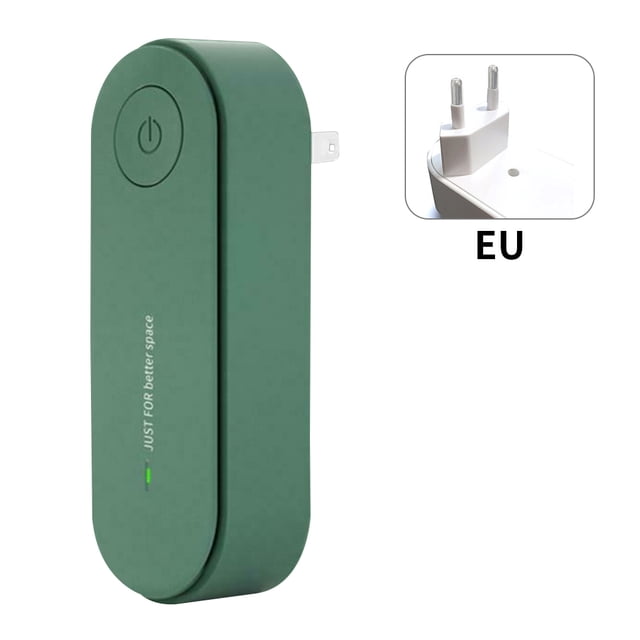 Ambientador para el hogar, oficina en casa, interior, máquina ambientadora de iones negativos, dispositivo desodorizante para sala de estar, enchufe de la UE, verde seitruly HA001785-02B