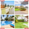 thumbnail image 7 of YRLLENSDAN Patio Furniture Set 4 Piece, Wicker Sofa Set Rattan Chair Outdoor Indoor Wicker Sofa with with Cushions & Coffee Table Bistro Sets for Patio Backyard Lawn Patio Chair (Red), 7 of 7