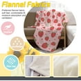 thumbnail image 6 of Strawberry Blankets for Kids Strawberry Throw Blanket for Boys and Girls Soft Fleece Kids Blanket Toddler Blankets Birthday Gifts Decor Blankets for Bed, 6 of 6