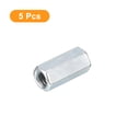 thumbnail image 3 of Unique Bargains 5pcs M8x12x25mm Coupling Nuts, Galvanized Carbon Steel (New), 3 of 4