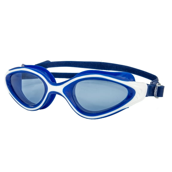 Dolfino Performa Latex-Free Swim Sport Goggle for Adults, Blue