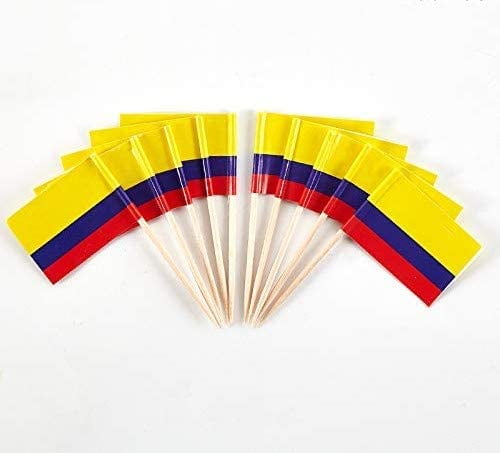 Club Flag Mini Country Flag Car Decoration Colombia Colombian 