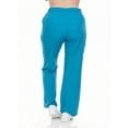 thumbnail image 4 of HEAL+WEAR Women's Straight-Leg Scrub Pants Elastic Drawstring Waist 4-Way Stretch Wrinkle-Resistant Medical, 4 of 4