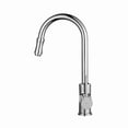 thumbnail image 3 of Kraus KPF-1622CH 15'' Chrome Solid Brass Deck Mount Pull Out Kitchen Faucet, 3 of 7