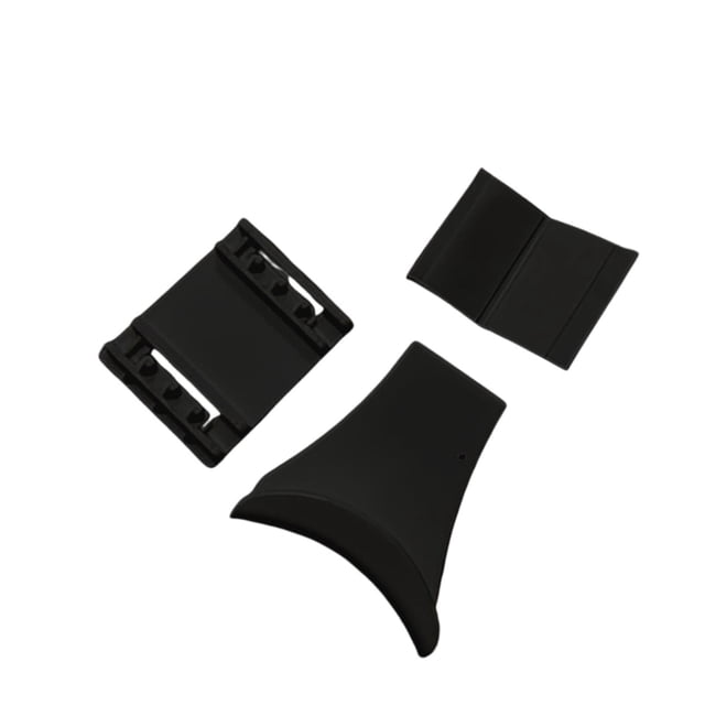 Elodie 2 Pcs Support d'Écouteurs sous la Table Léger Étagère de Rangement pour Casque Noir