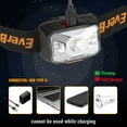 thumbnail image 5 of EverBrite Headlamp Rechargeable with Red Light - LED Head Lamp Flashlight with 4 Lighting Modes, Outdoor Hands-Free Headlight for Camping Hiking Running Hurricane Flood Power Failure Emergency, 5 of 8