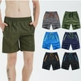 thumbnail image 2 of guisaled Mens Swimsuit Trunks 7 Inch Inseam Quick-Dry Swim Shorts 2025 Summer Oufits Hawaiian Vacation Beach Shorts, 2 of 4
