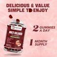 thumbnail image 3 of Zammex Multi Collagen Peptides Gummies,Collagen Gummy, Type 1,2,3,5 &10 Supplements for Women & Men with Biotin Vitamin C, Peach Flavor, 30servings, 3 of 7