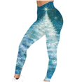 thumbnail image 4 of Buigttklop Christmas Leggings for Women Xmas Funny 3D Graphic High Waisted Yoga Pants Ankle Length Holiday Stretchy Tights, 4 of 6