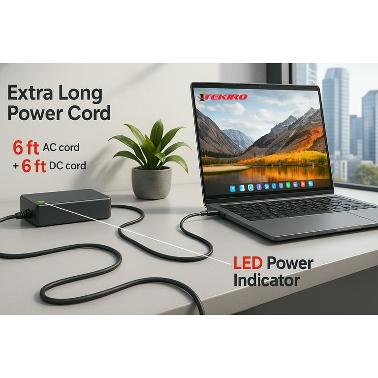 12V AC Adapter for KUU, CHUWI, DaySky, TOPOSH, Ematic, Extra Long