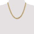 thumbnail image 2 of 10K Yellow Gold Curb chain 20 in 7.75 mm 7.75mm Flat Beveled, 2 of 5