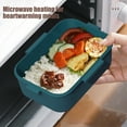 thumbnail image 4 of 1100ml Bento Lunch Box, with Spoon and Fork, Meal Prep Container, Divided Leakproof Lunch Box for Office, Portable Food Storage, 4 of 7