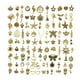 thumbnail image 1 of 100 Colgantes de de Animales Mixtos para La Fabricación de Pulseras de Collar de Joyería de Bricolaje perfecl Colgantes con dijes de letras 2020 EE. UU., 1 of 6