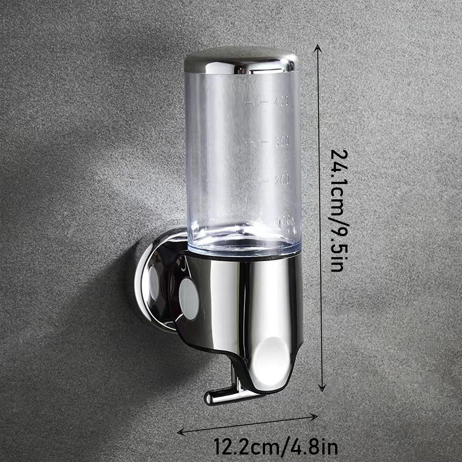Bathroom Storage Shampoo And Conditioner Dispenser Shower Dispenser Drillless Shower Soap Dispenser Bathroom Wall Mounted Shampoo Conditioner Body Wash Dispenser