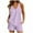 Purple, variant on Atogsazn Womens Pajamas Set Soft Sleeveless V Neck Tank Top and Shorts Lounge Sets 2 Piece Sleepwear Loungewear Brown S