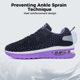 thumbnail image 4 of AiEles Women's Air Running Shoes Casual Breathable Athletic Sneakers Anti-Slip Cushion Lightweight Walking Shoes for Jogging Gym Workout Girls & Ladies, 4 of 6