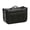 Black, variant on Multifunctional Liner Bag Double Zip Pouch with Clear Mesh Pockets Purse Organizer Insert for Travel Makeup Dark Blue