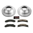 thumbnail image 3 of PowerStop Rear Z23 Evolution Sport Carbon-Fiber Ceramic Brake Pad and Drilled & Slotted Rotor Kit Fits: FORD Select Models K4719, 3 of 10