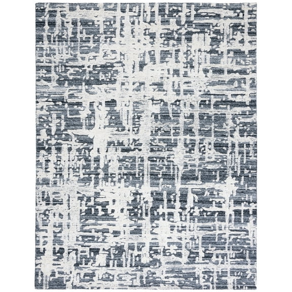 SAFAVIEH Soho Bianca Abstract Area Rug, Grey/Ivory, 8' x 10'