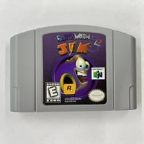 Earthwork Jim 3D - N64 Game Cartridge (US Version)​​