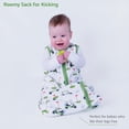 thumbnail image 4 of LollyBanks 0.5 TOG Cotton Toddler Sleep Sack, 2-Way Zipper, Wearable Blanket, New Golf Print, 4 of 8