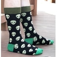 thumbnail image 3 of Calcetines novedosos para mujer, calcetines informales de algodón peinado, paquete múltiple de regalo, 3 of 5